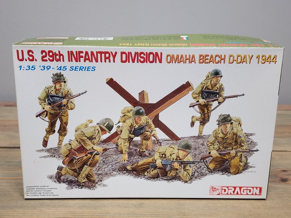 Dragon 6211 U S 29th Infantry Division Omaha Beach DDay 1944 1/35 Scale 1:35 DML